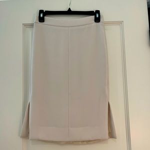 J.Crew Offwhite Pencil Skirt, size 0